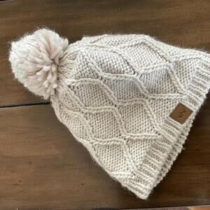 Panache Knitted Pom Hat Blush Pink